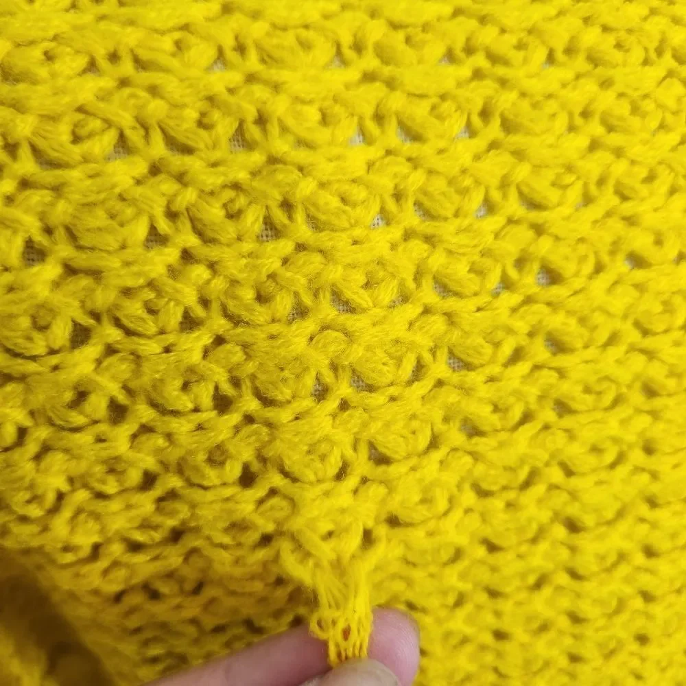 3/$25 NWT Alison Andrews Yellow Cable Knit Sweater Sz M